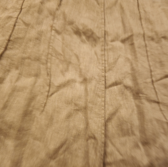 J. Jill Neutral Linen-Blend Midi Skirt in Light Taupe - Picture 10 of 11